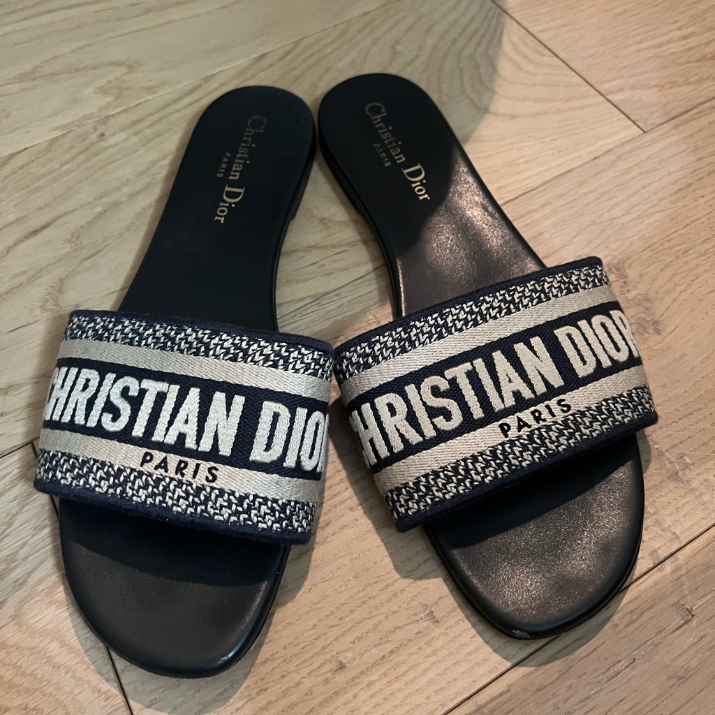 Dior Dway Slide In Navy